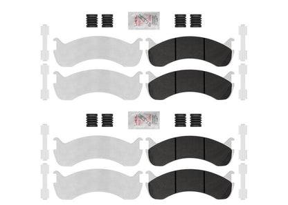 Upgraded Front & Rear Galvanized Pads for 73MM Caliper International Kenworth