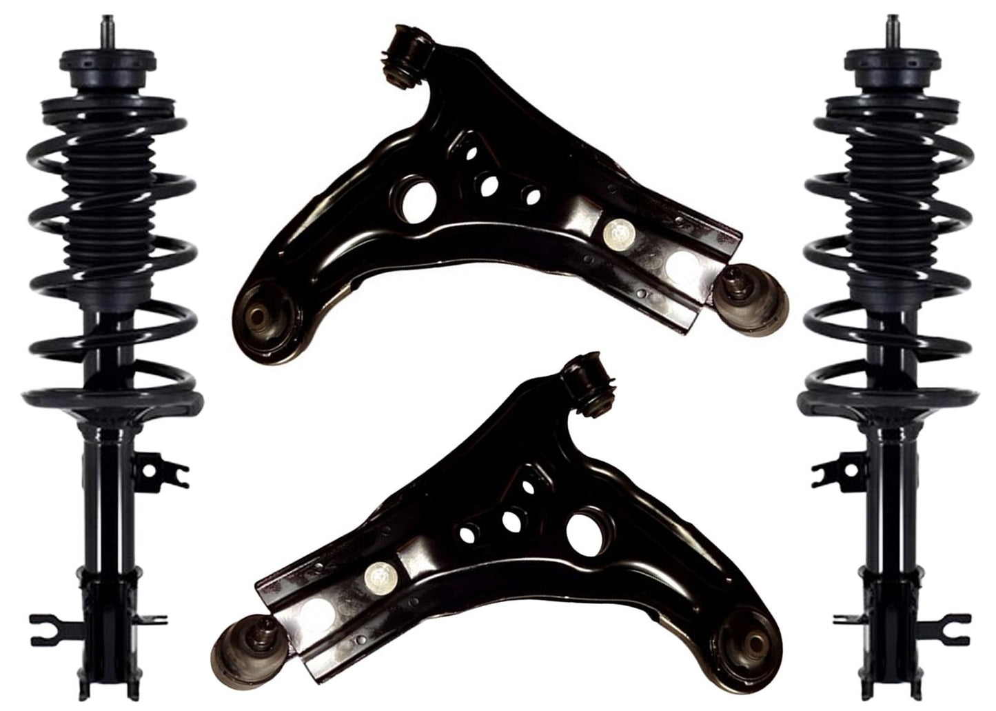 Coil Spring Struts Control Arm Ball Joint Set for Chevrolet Aveo 2004 2007 2011