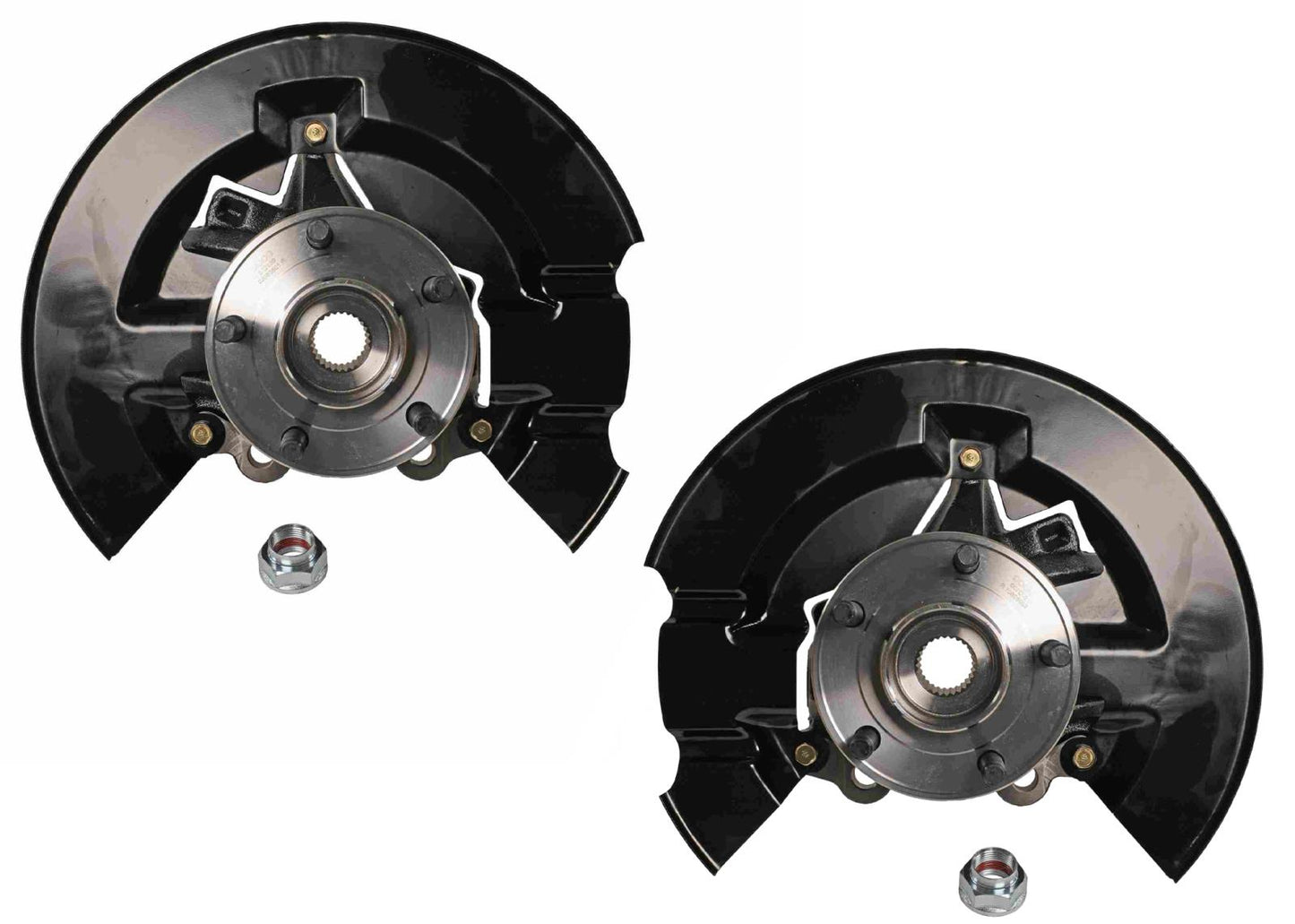 Front Steering Knuckle & Hub For Ford Escape 2013 2014 2015 2016 2017 2018 2019