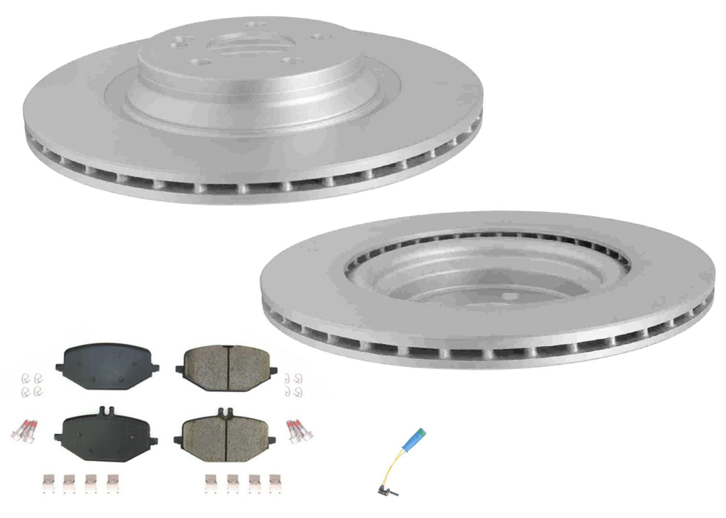 Rear Disc Brake Rotors & EPS Brake Pads For Mercedes Benz GLE450 2020 2023 2025