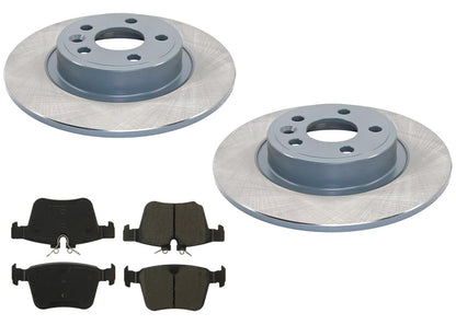 Rear Coated Brake Rotors & EPS Brake Pads For Range Rover Evoque 2016 2017 2019