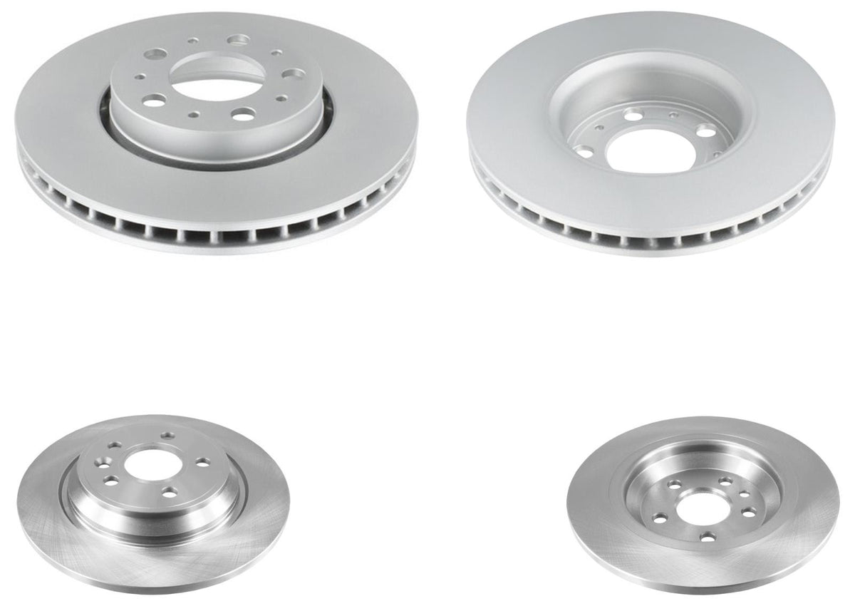 F&R Disc Brake Rotors & Brake Pads For Volvo S80 2007 2008 2009 Front Wheel Drv - Photo 2