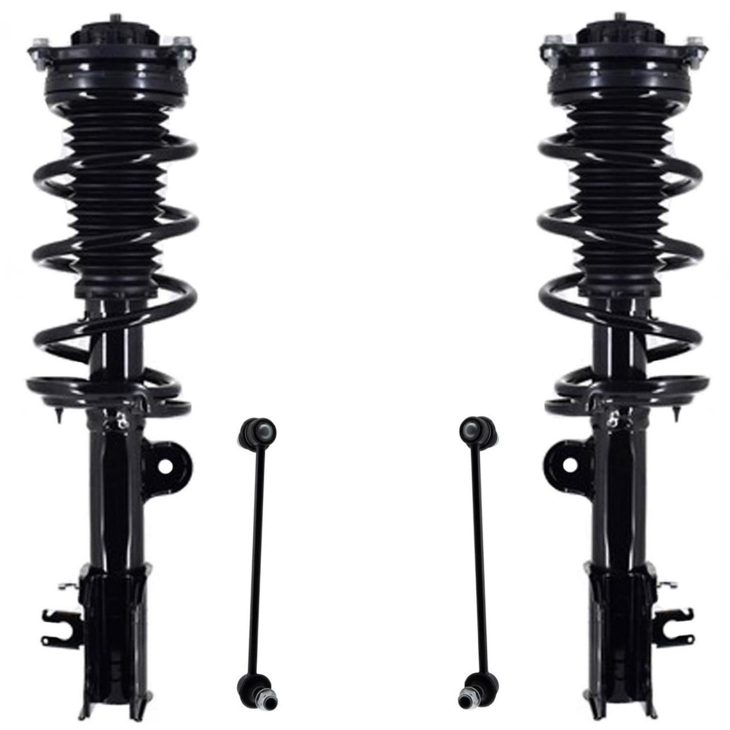 Front Struts & Links For Jeep Compass 17-2021 W/ 9 Speed Automatic transmission