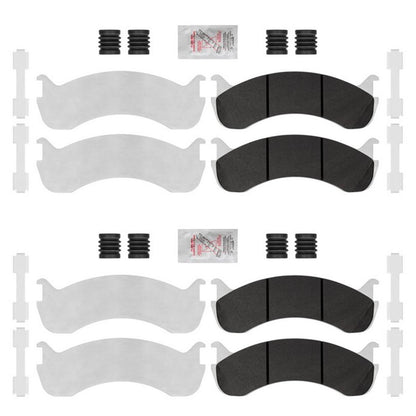 Upgraded Front & Rear Galvanized Fleet Pad for 6 Hole 66MM Caliper International