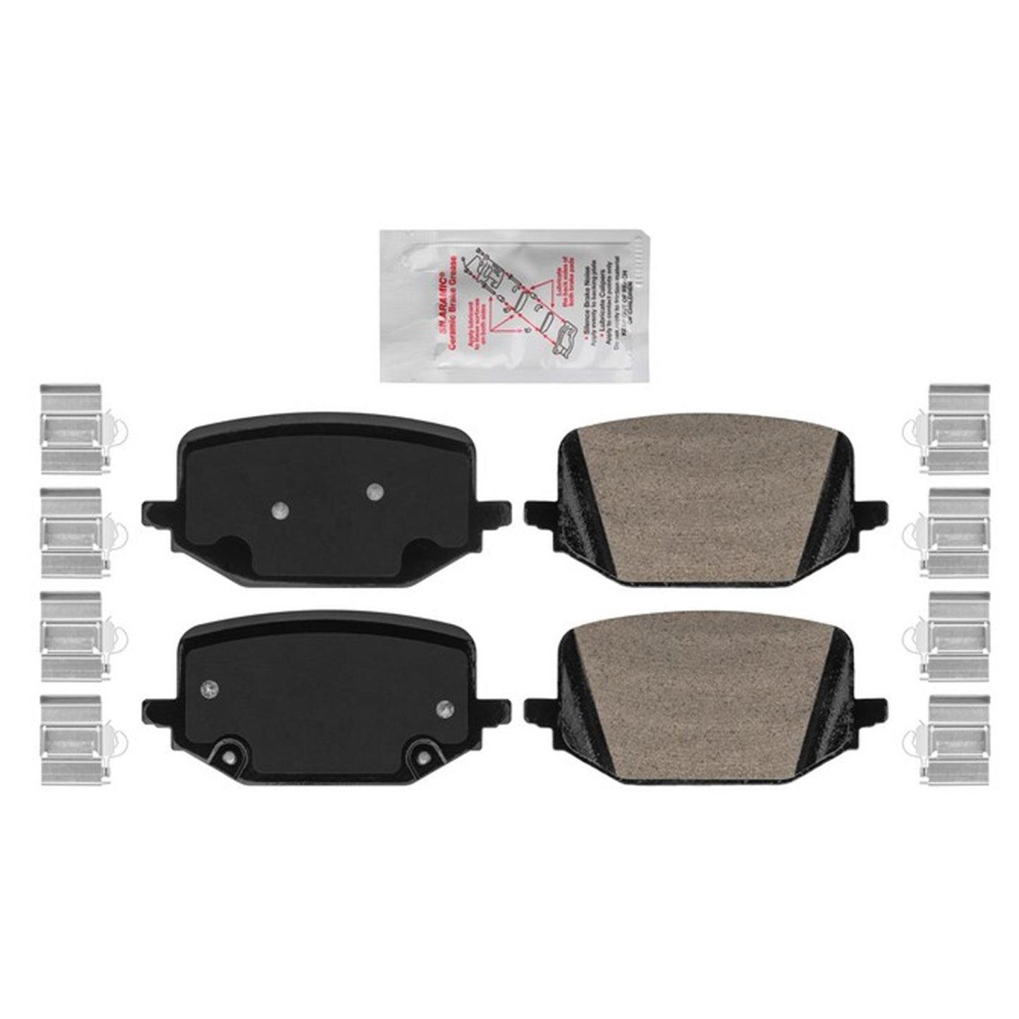 Rear Coated Brake Disc Rotors Brake Pad Set for Ford Mustang EcoBoost 2024 2025
