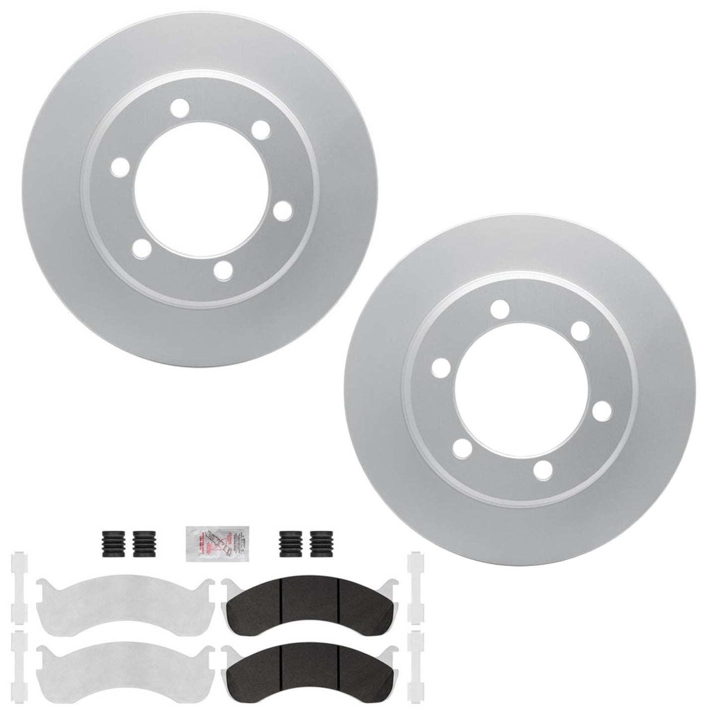 Disc Brake Rotors Galvanized Fleet Pads for 6 Hole 66MM Caliper International