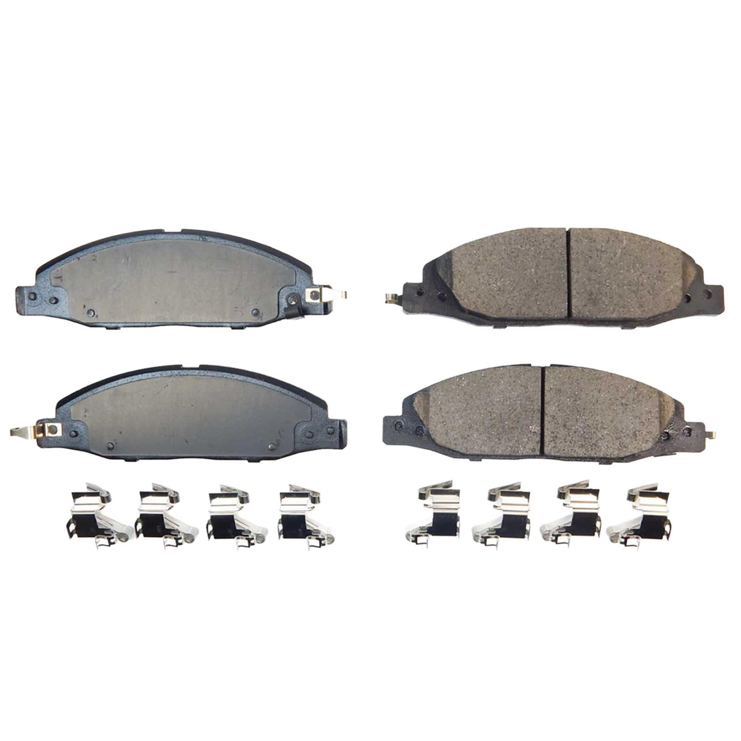Front Coated Brake Disc Rotors Brake Pad Set for Ford Mustang EcoBoost 2024 2025