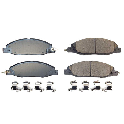 Front Coated Brake Disc Rotors Brake Pad Set for Ford Mustang EcoBoost 2024 2025