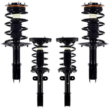 Front Rear Complete Struts W/ Coil Spring for Chevrolet Impala 2004 2005 16" Rim