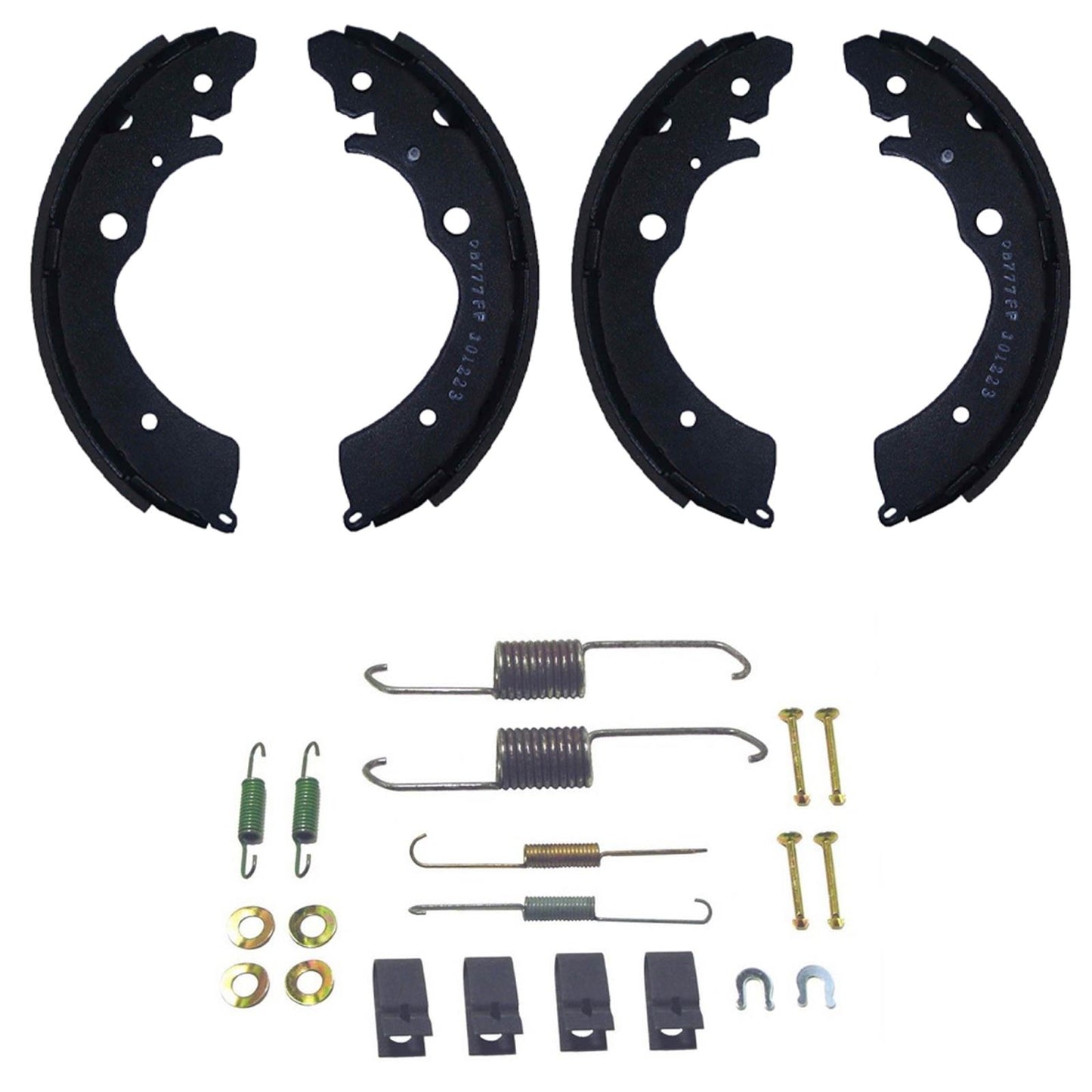 Rear Brake Drums Shoes & Hardware for Honda Accord 1990-2002 Models W/ Rear Drum