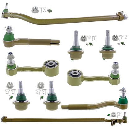 TTX Front Tie Rod Drag Link Kit for Jeep Wrangler 19-25 W/O Dana 210 Wide Axle
