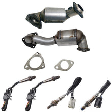 Front & Rear Catalytic Converters & O2 Sensors For Explorer 3.5L Turbo 2013-2019