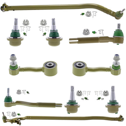 TTX Front Tie Rod Drag Link Kit for Jeep Wrangler 19-25 with Dana 210 Wide Axle