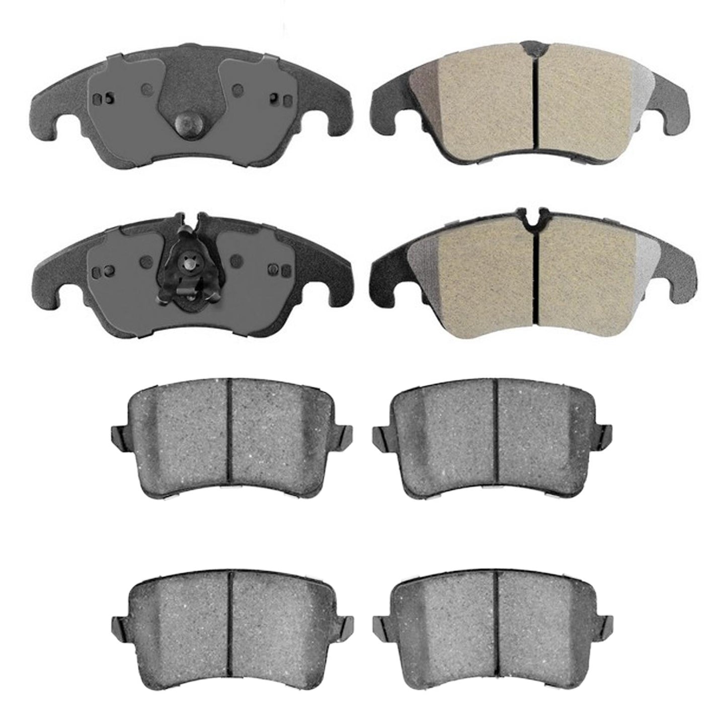 AME Front Rear Ceramic Disc Brake Pads for Audi A4 Sedan 2009 2010 2011 2016