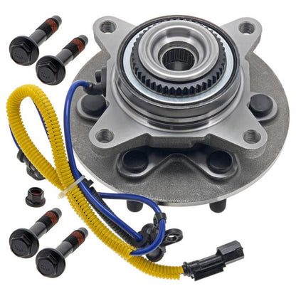 One Front Hub Bearing W/ Hardware For Ford F150 2018 2019 2020 4 Wheel Drive