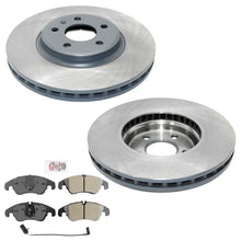 Front Coated Disc Brake Rotors & Ceramic Pads for Audi A4 Sedan 2009 2010 2011 - Photo 1