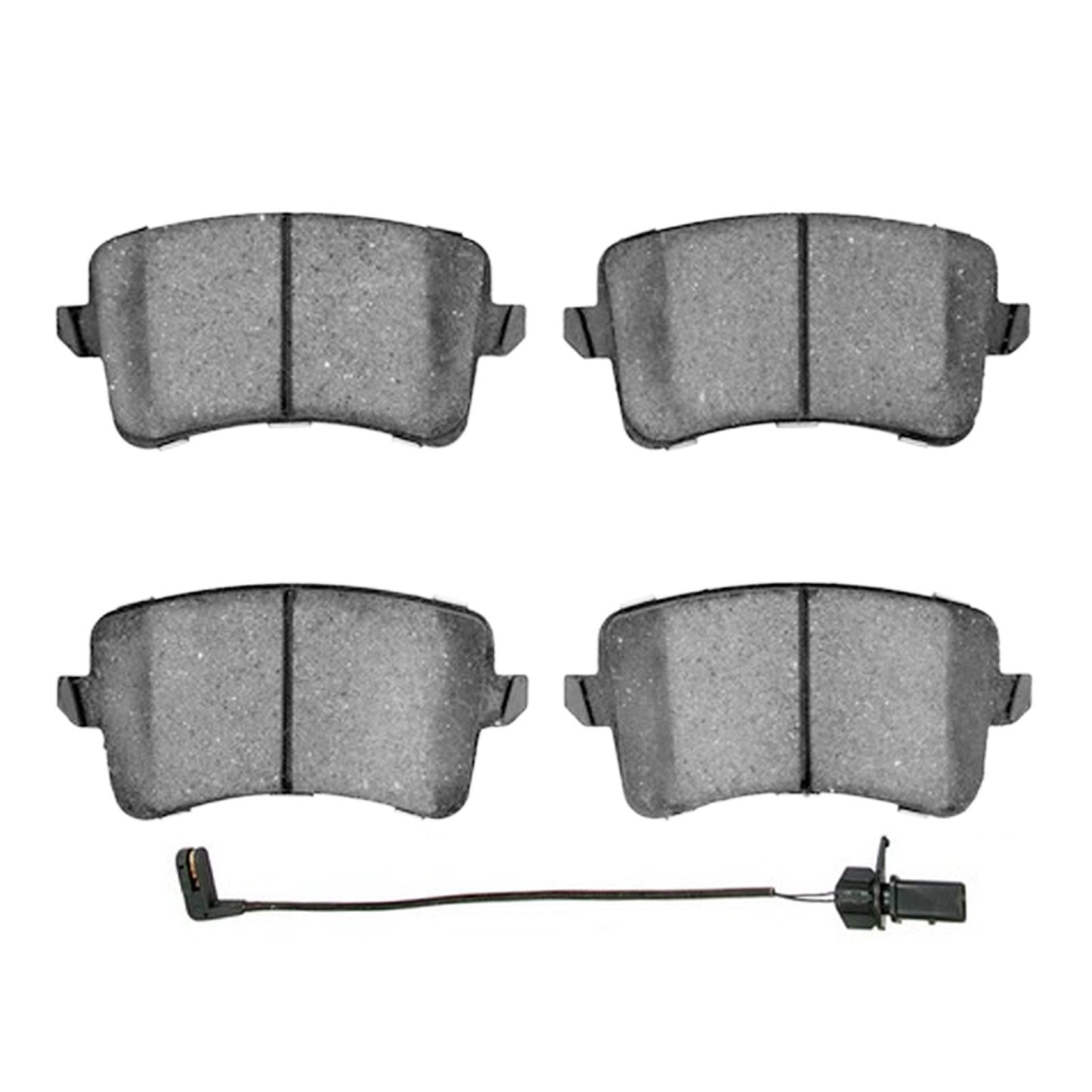 Rear Coated Disc Brake Rotors & Ceramic Pads for Audi A4 Sedan 2009 2010 2011