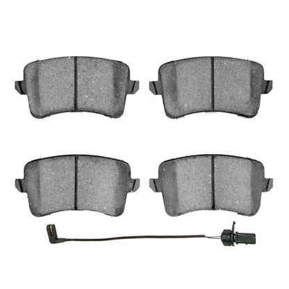 Rear Coated Disc Brake Rotors & Ceramic Pads for Audi A4 Sedan 2009 2010 2011