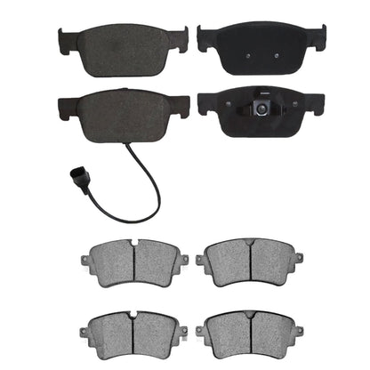 Front Rear Ceramic Disc Brake Pads for Audi A4 Sedan 2017 2018 2019 2020
