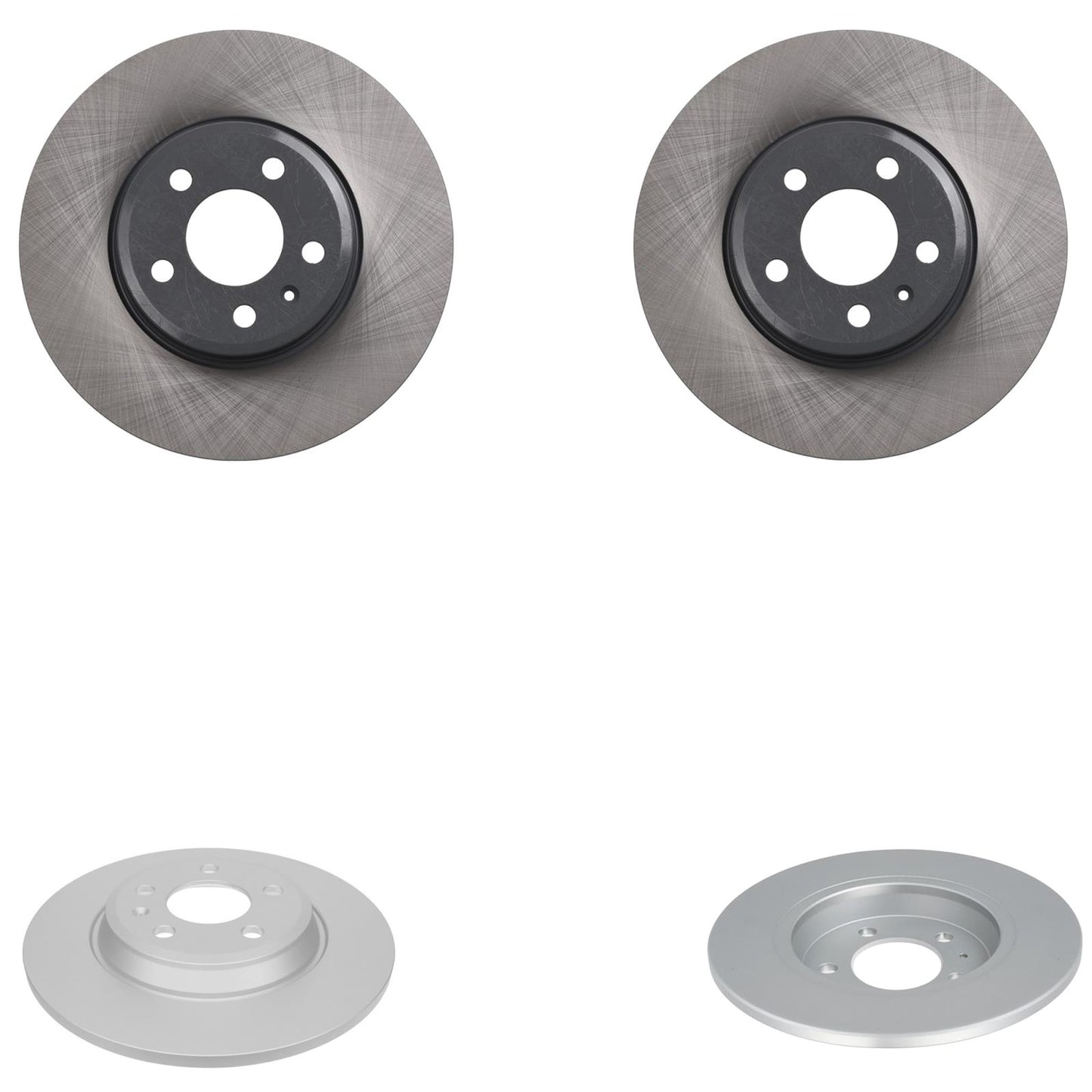 Front Rear Coated Disc Brake Rotors & Pads for Audi A4 Quattro 2021 2023 2025