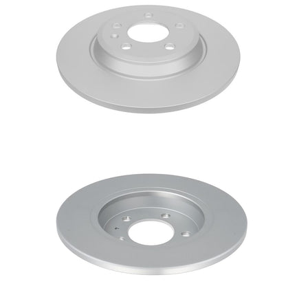 Rear Coated Disc Brake Rotors & Pads for Audi A4 Quattro 2021 2022 2023 2025