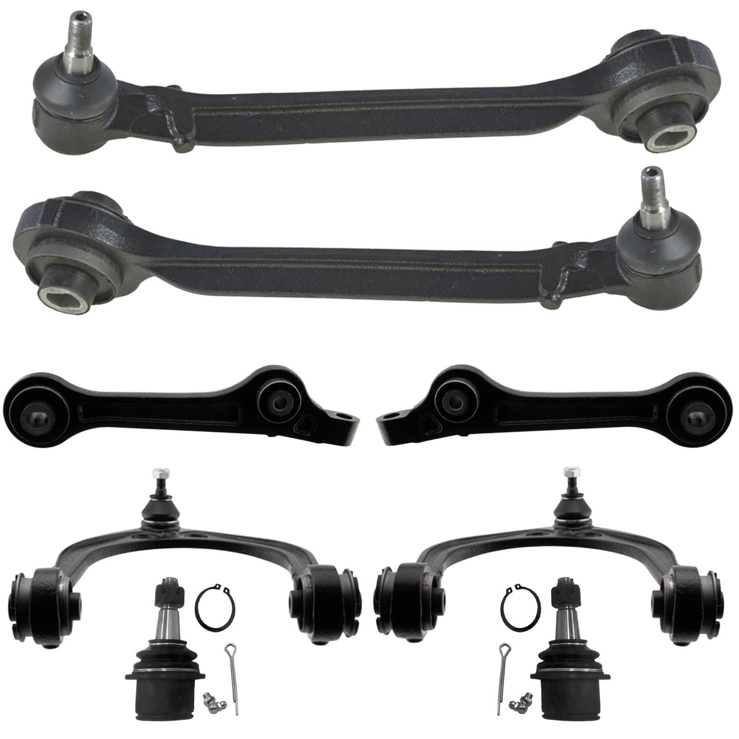 Front 8pc Control Arms Ball Joints for Dodge Challenger Scat Pack Widebody 18-23