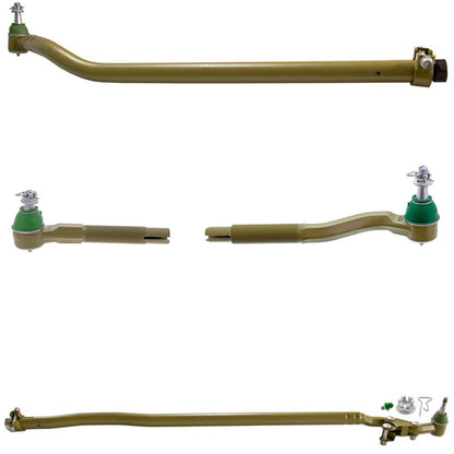 TTX Front Tie Rod Drag Link Kit for Jeep Wrangler 19-25 with Dana 210 Wide Axle