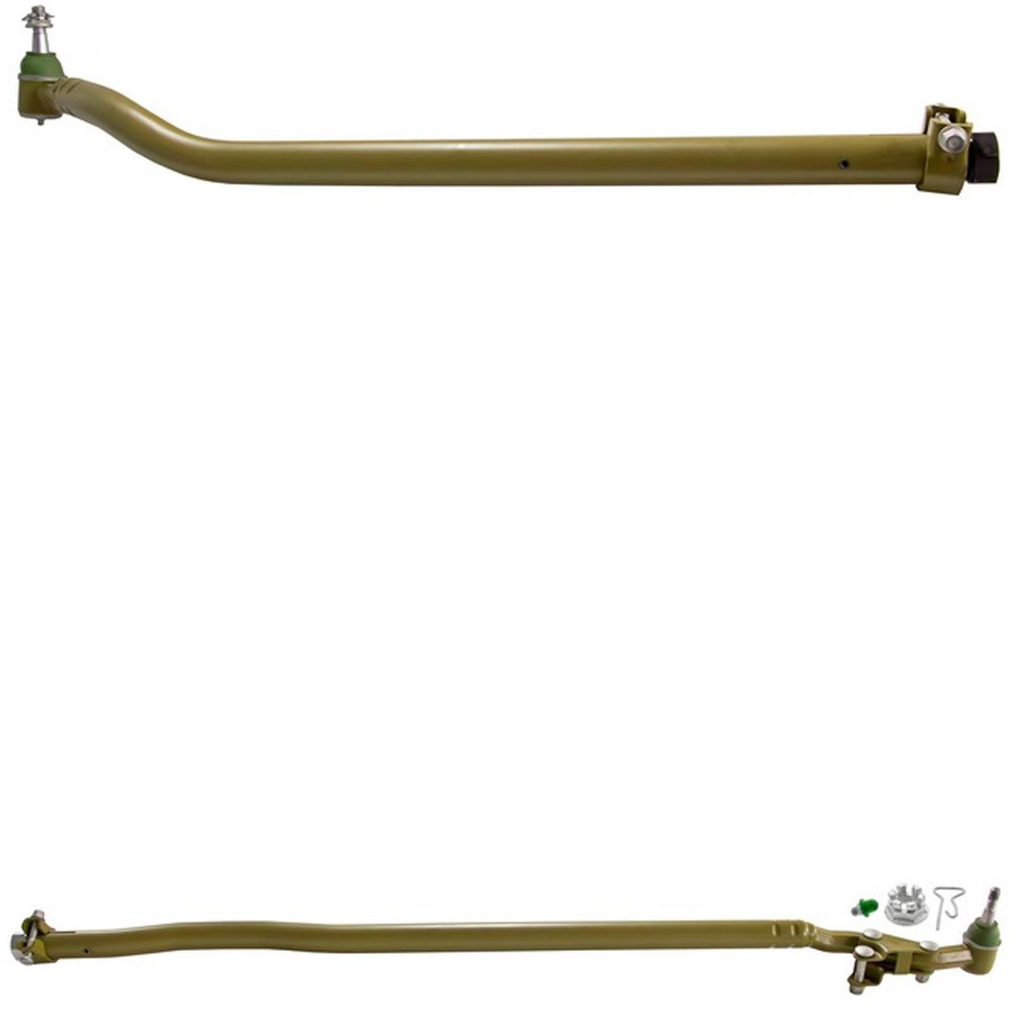 TTX Front Tie Rod Drag Link Kit for Jeep Wrangler 19-25 with Dana 210 Wide Axle