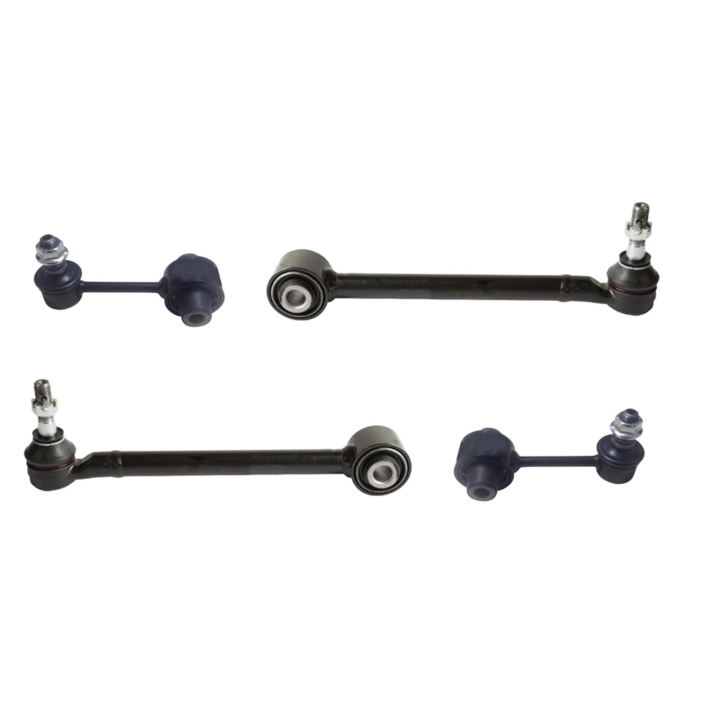 6pc Rear Control Arms W/ Ball Joints Links For Subaru Legacy 2010 2012 2013 2014