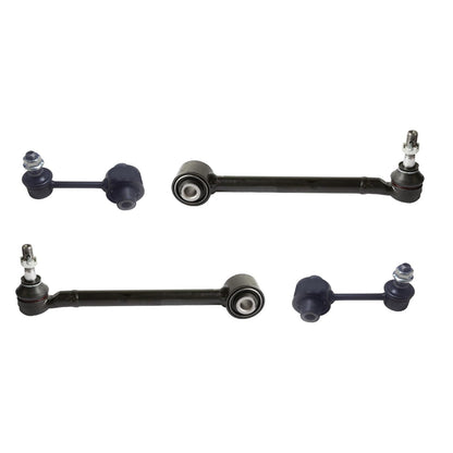 6pc Rear Control Arms W/ Ball Joints Links For Subaru Legacy 2010 2012 2013 2014