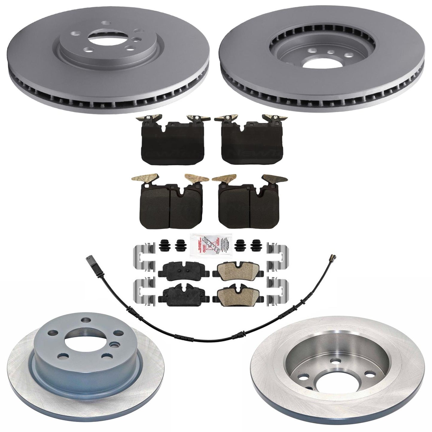 F&R Disc Brake Rotors & Disc Brake Pads For Cooper John Cooper Works 2020-2024