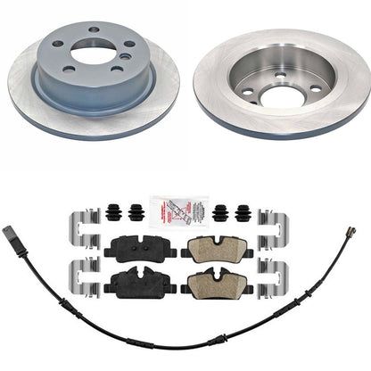 Rear Disc Brake Rotors & Disc Brake Pads For Cooper John Cooper Works 2020-2024
