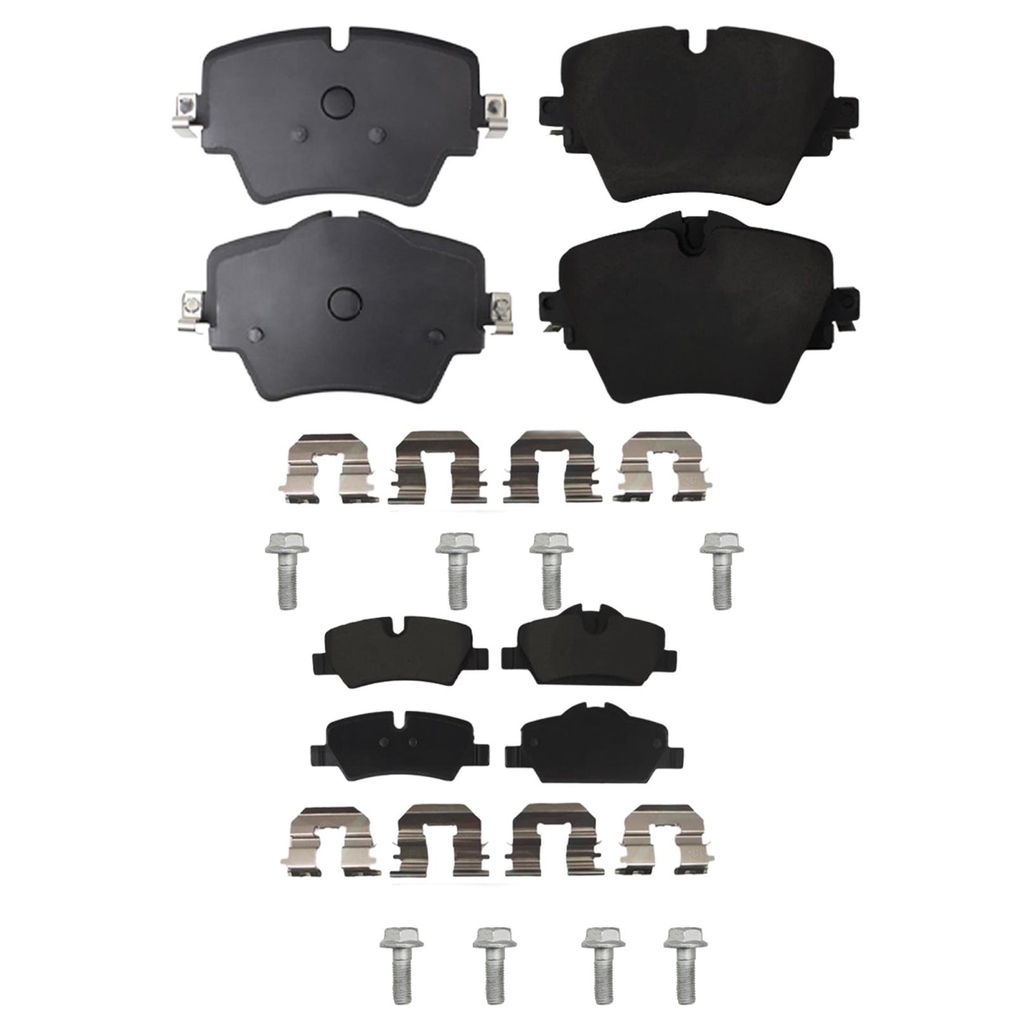 F&R Coated Disc Brake Rotors & EPS Brake Pads For Mini Cooper S 2022 2023 2024