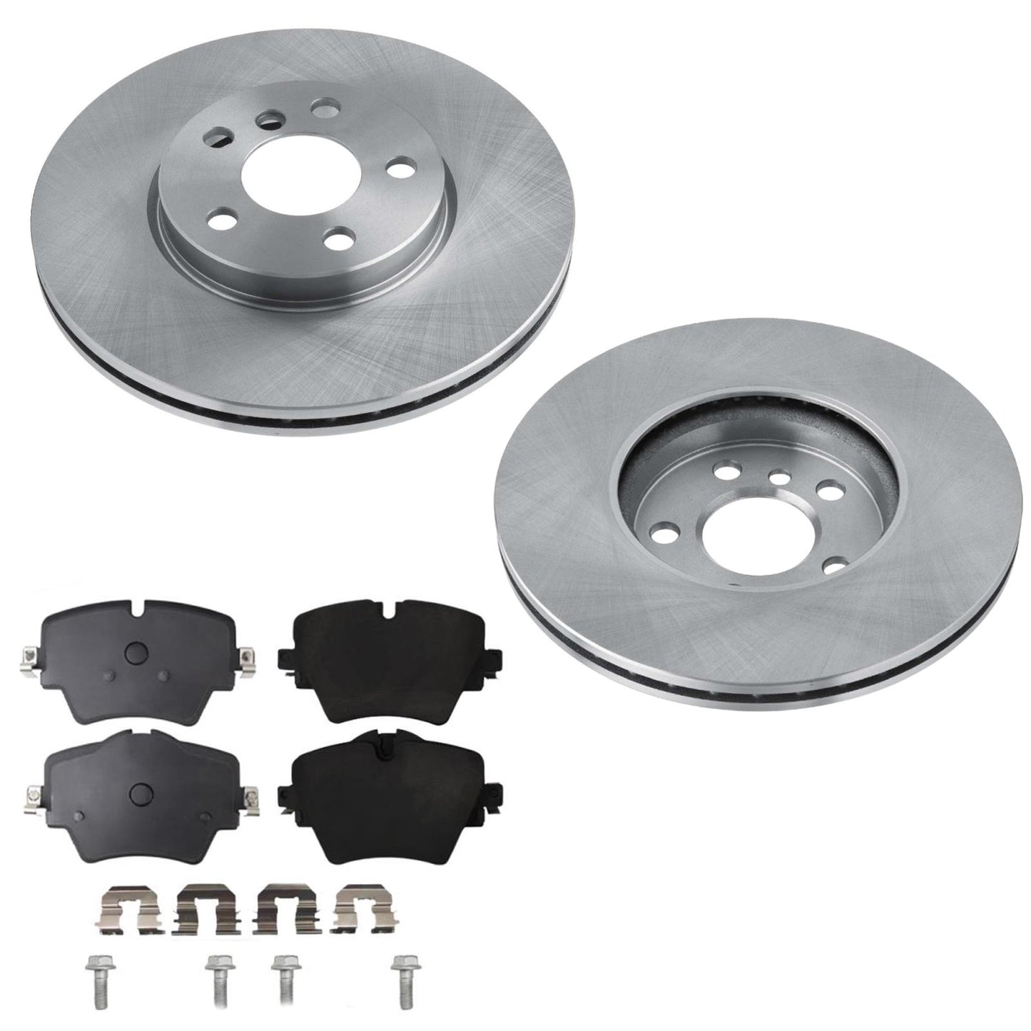 Front Coated Disc Brake Rotors & EPS Brake Pads For Mini Cooper S 2022 2023 2024