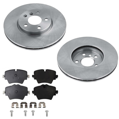 Front Coated Disc Brake Rotors & EPS Brake Pads For Mini Cooper S 2022 2023 2024