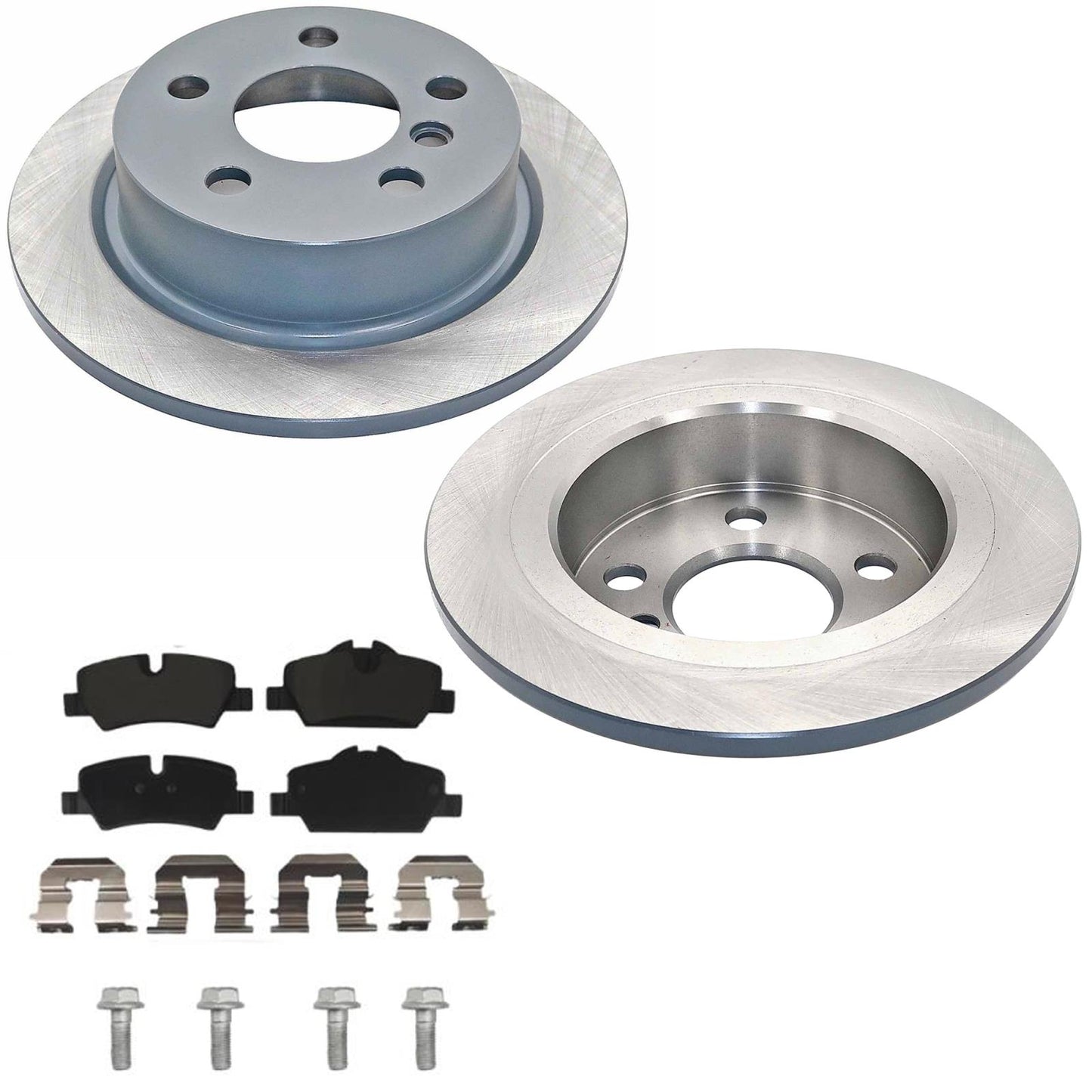 Rr Coated Disc Brake Rotors & EPS Brake Pads For Mini Cooper 2016 2022 2023 2024
