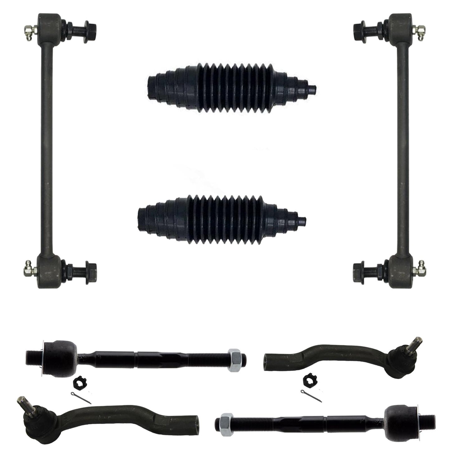 Frt Coil Spring Struts Control Arms Tie Rods For Toyota Avalon 2016-2018 Limited