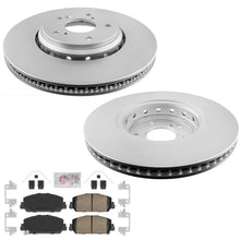 F Improved Coated Disc Brake Rotors Brake Pad For Honda Accord Touring 16-17 3.5