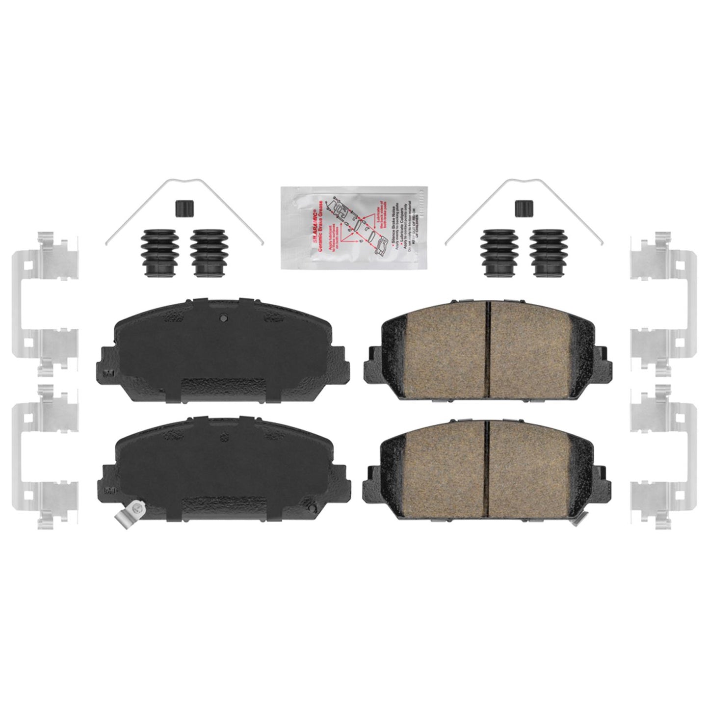 F Improved Coated Disc Brake Rotors Brake Pad For Honda Accord Touring 16-17 3.5