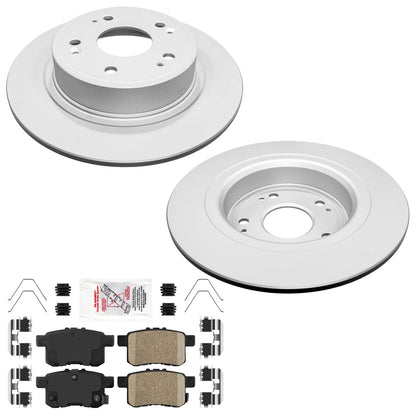 R Improved Coated Disc Brake Rotors Brake Pad For Honda Accord Touring 16-17 3.5