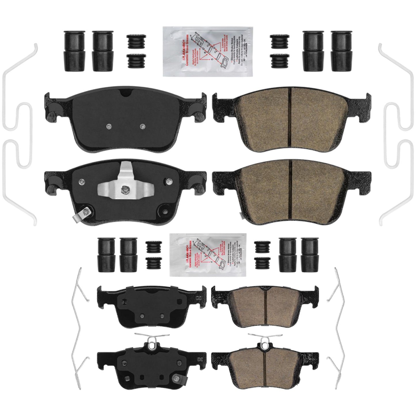 Improved Coated Disc Brake Rotors Brake Pads For Honda Accord Touring 2018-2022