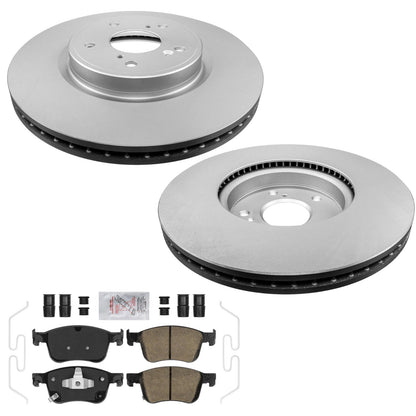 Ft Improved Coated Disc Brake Rotors Brake Pads For Honda Accord Touring 18-22