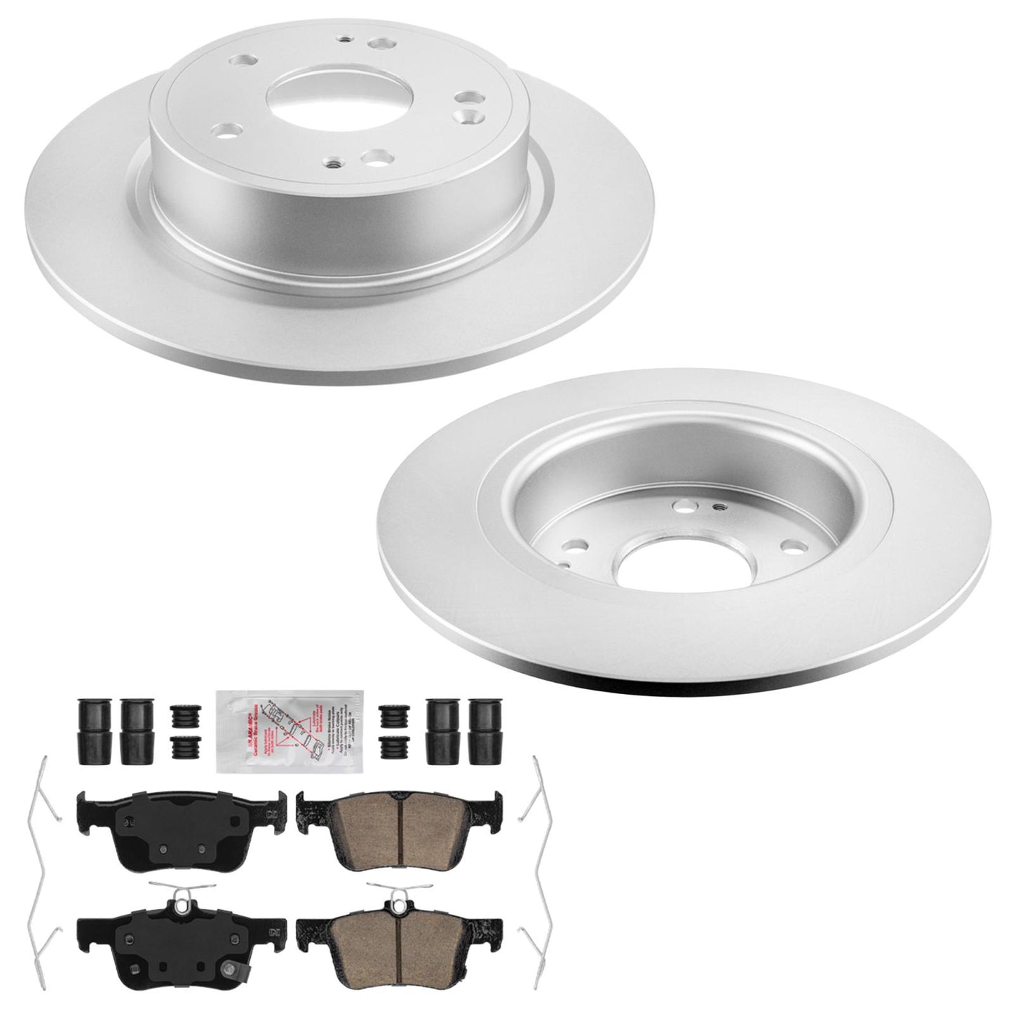 Rear Improved Coated Disc Brake Rotors Brake Pads For Honda Accord Touring 18-22