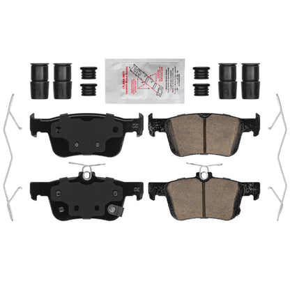 Rear Improved Coated Disc Brake Rotors Brake Pads For Honda Accord Touring 18-22
