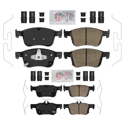 Front and Rear AME Ceramic Disc Brake Pads For Honda Accord Touring 2018-2022