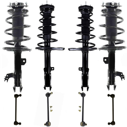 Frt & Rr Coil Spring Struts Sway Bar Links For Toyota Avalon 2016-2018 Limited