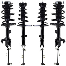 F&R Coil Spring Struts Sway Bar Links For Toyota Avalon 2016-2018 XLE & Hybrid