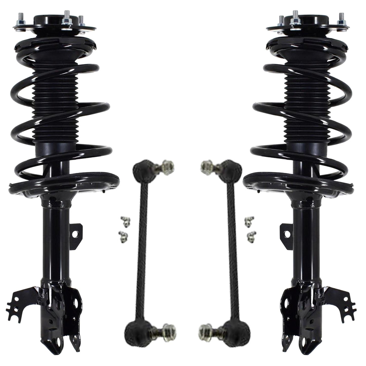 F&R Coil Spring Struts Sway Bar Links For Toyota Avalon 2016-2018 XLE & Hybrid