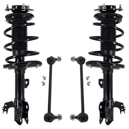 F&R Coil Spring Struts Sway Bar Links For Toyota Avalon 2016-2018 XLE & Hybrid