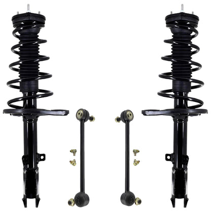 F&R Coil Spring Struts Sway Bar Links For Toyota Avalon 2016-2018 XLE & Hybrid